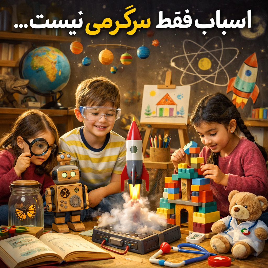 اسباب بازی فقط سرگرمی نیست!!!